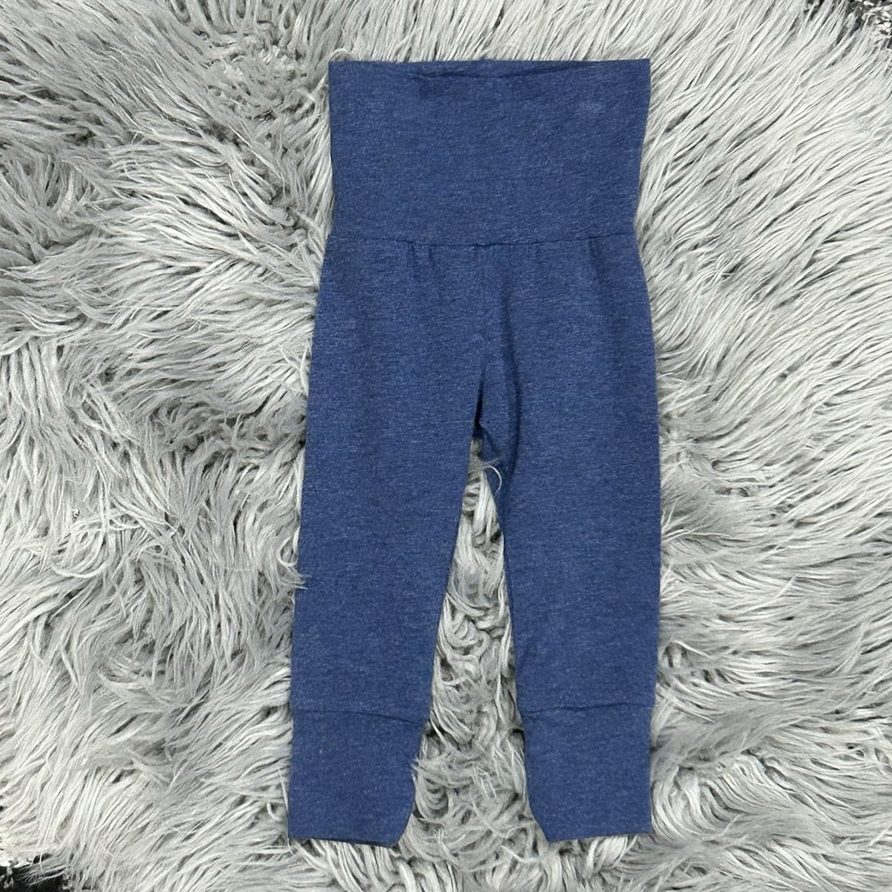 Thimble Collection Unisex Navy Colored Foldover Leggings Size 0-3m Made In USA